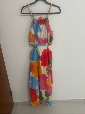 Mango Floral Maxi Dress in Cream, Red, Blue, Pink, Yellow